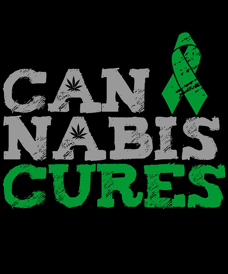 Cannabis Cures THC 420 CBD Digital Art by Flippin Sweet Gear