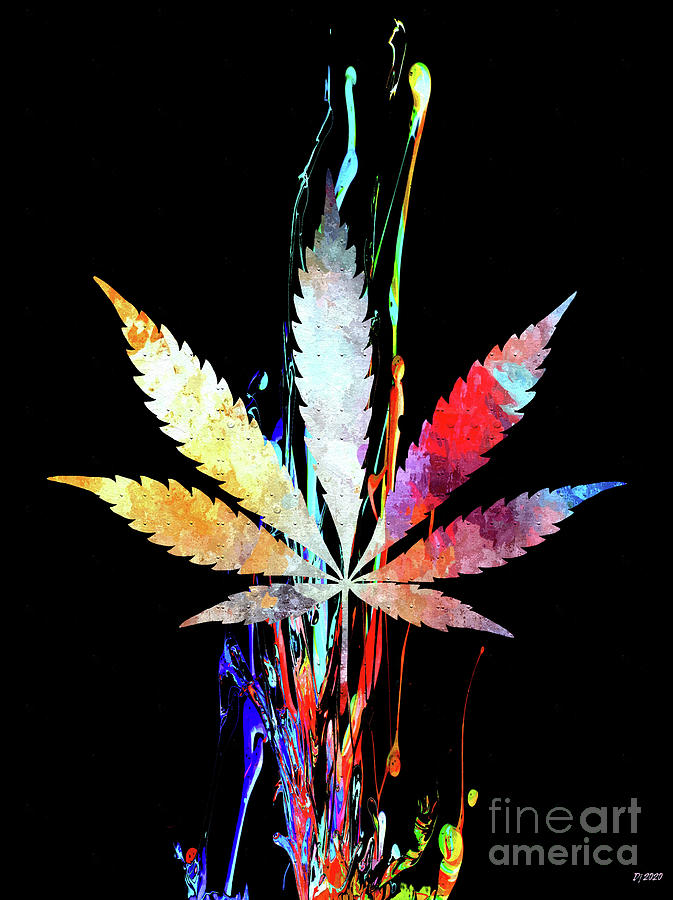 Nature Mixed Media - Cannabis  by Daniel Janda