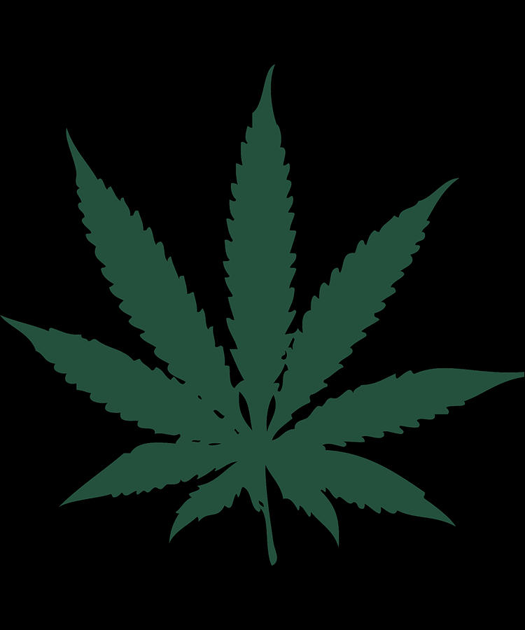 Cannabis Weed Marijuana Leaf Digital Art by Flippin Sweet Gear