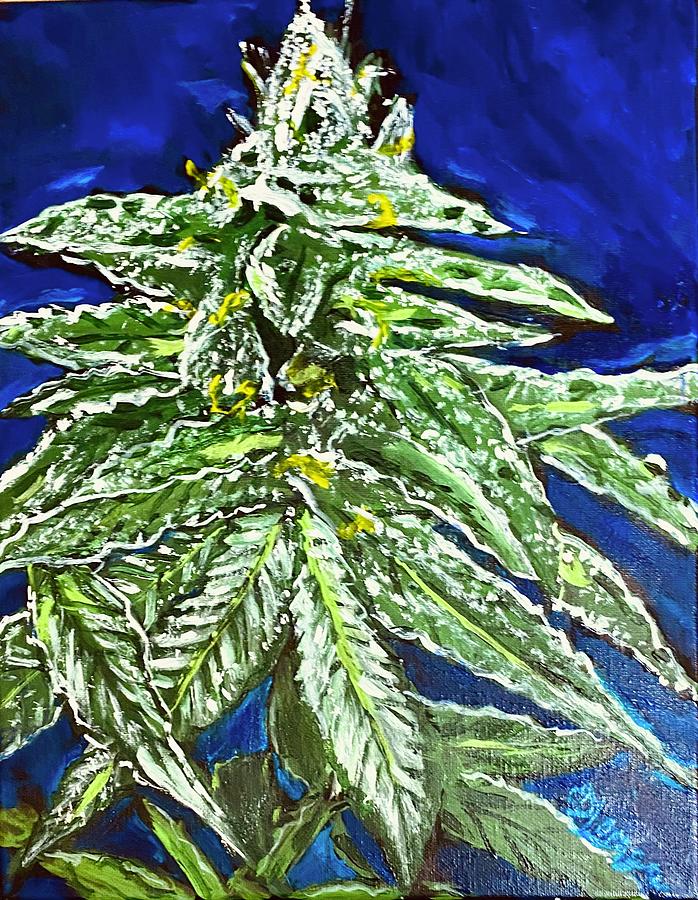 Cannabis3 Painting by Christy Langa - Fine Art America