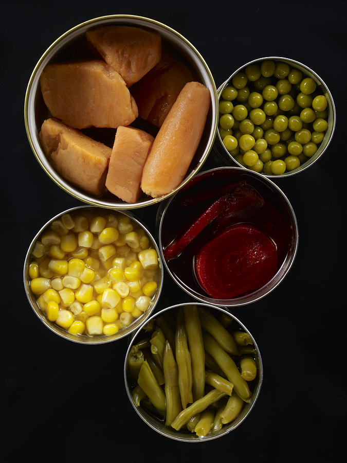 Canned Vegtables Photograph by Shana Novak