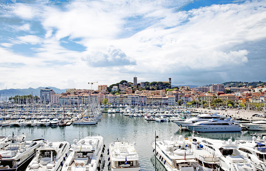 Cannes port Photograph by Maica