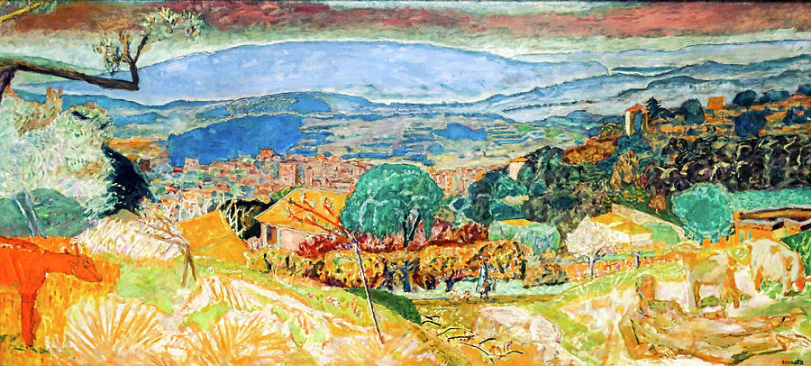 Cannet Landscape by Pierre Bonnard Painting by Pierre Bonnard