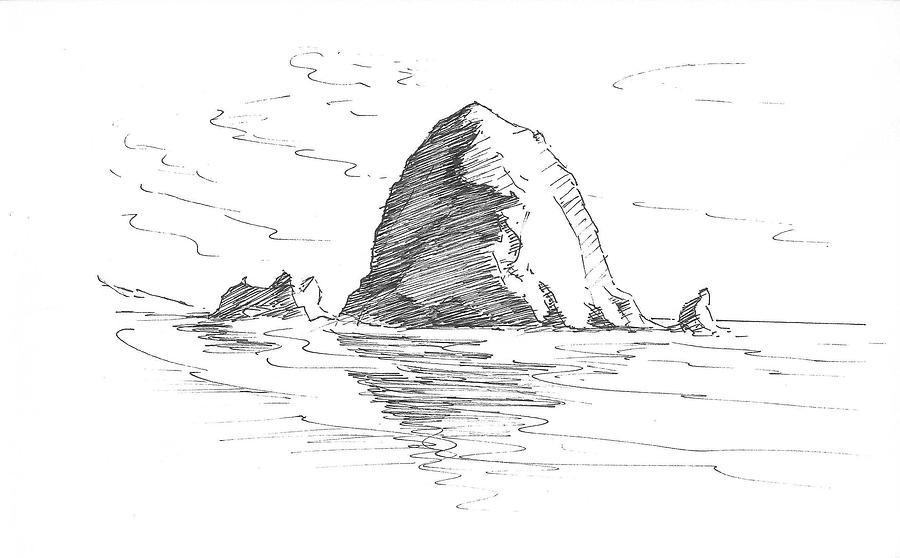 beach sketch