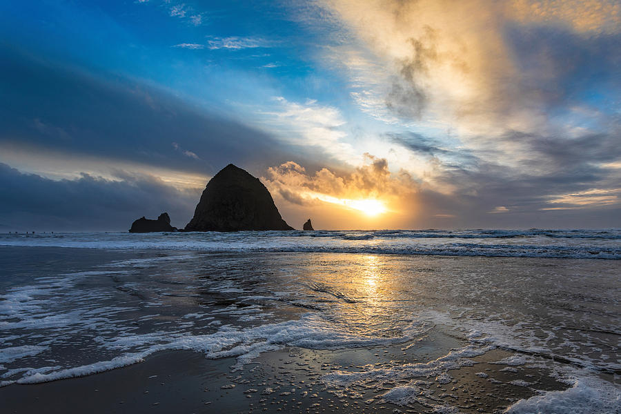 Cannon Beach Sunset 2019 Photograph by Mike Centioli