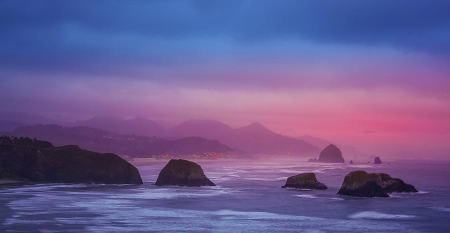 Cannon Beach Sunset Photograph by David Patterson