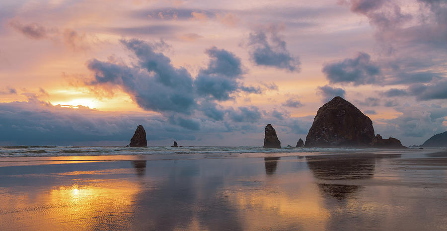 Cannon Beach Sunset Photograph by Kevin Schwalbe