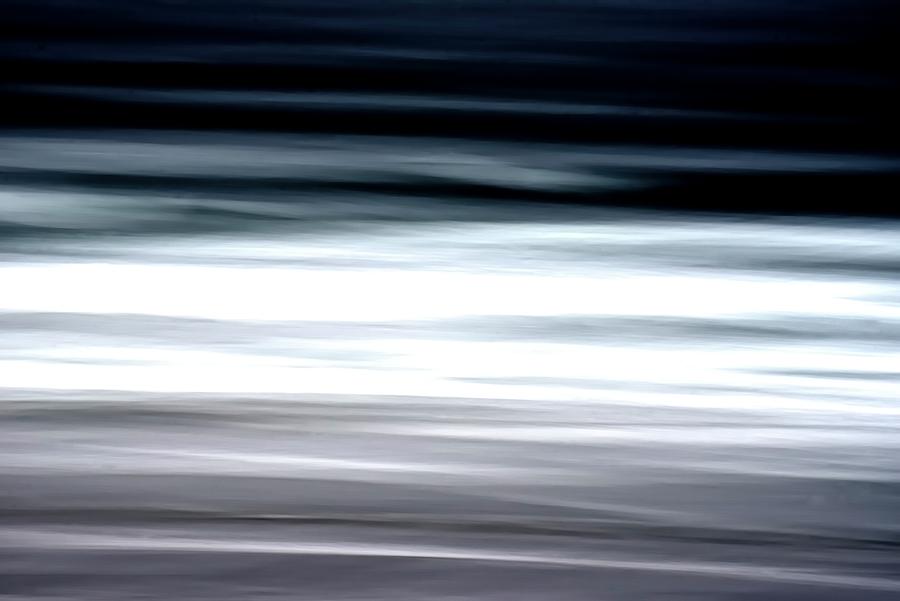 Cannon Beach Waves Abstract ICM Photograph by Jerry Sodorff