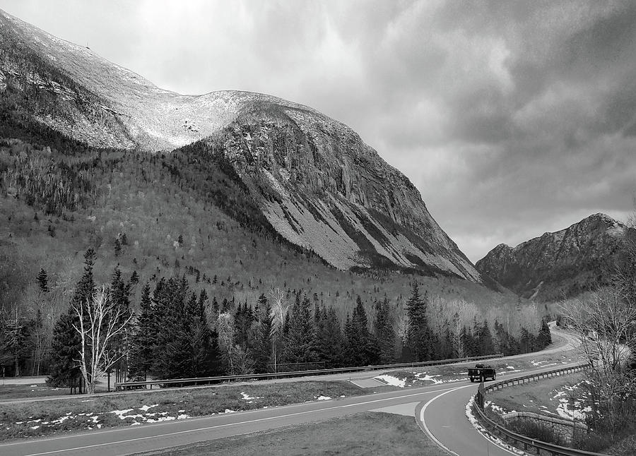 Cannon Cliff in Franconia Notch New Hampshire  Photograph by Nancy Griswold