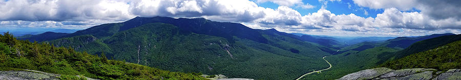 Cannon Mnt NH Panoramic Photograph by Michelle Carley - Fine Art America