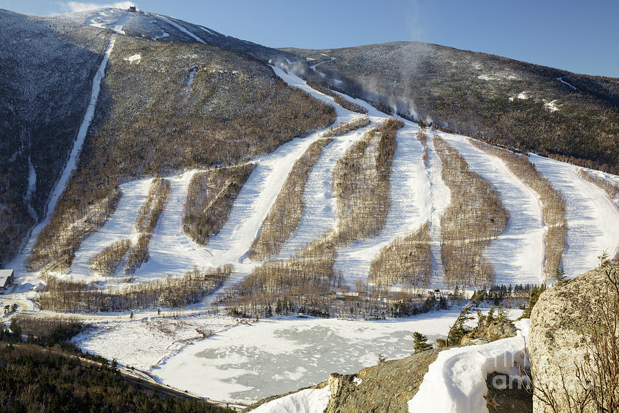 Cannon Mountain Ski Area - Franconia Notch, New Hampshire Photograph by Erin Paul Donovan