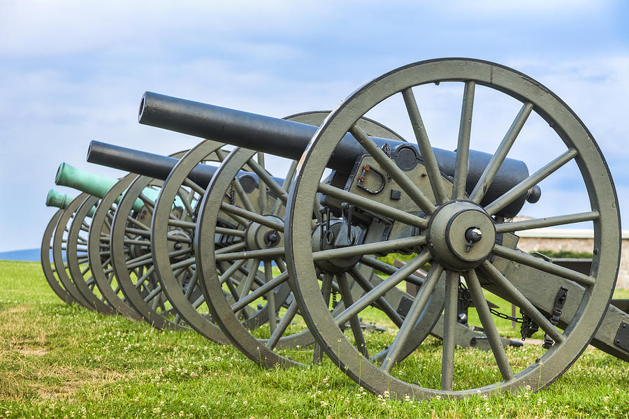 Cannons at Antietam National Battlefield Photograph by Drnadig