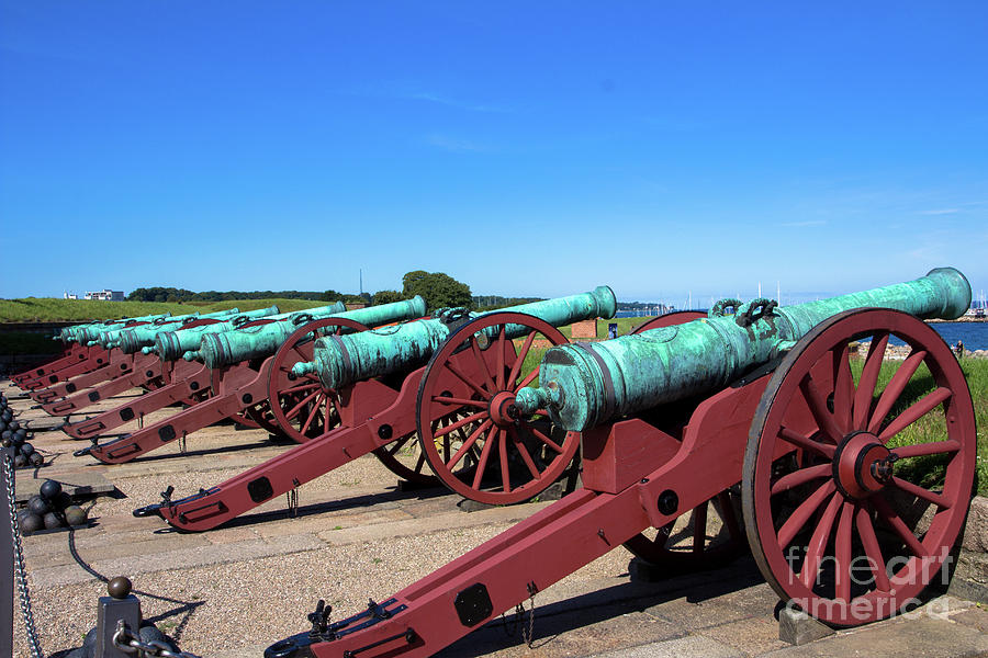 Cannons at Helsingor Photograph by Agnes Caruso