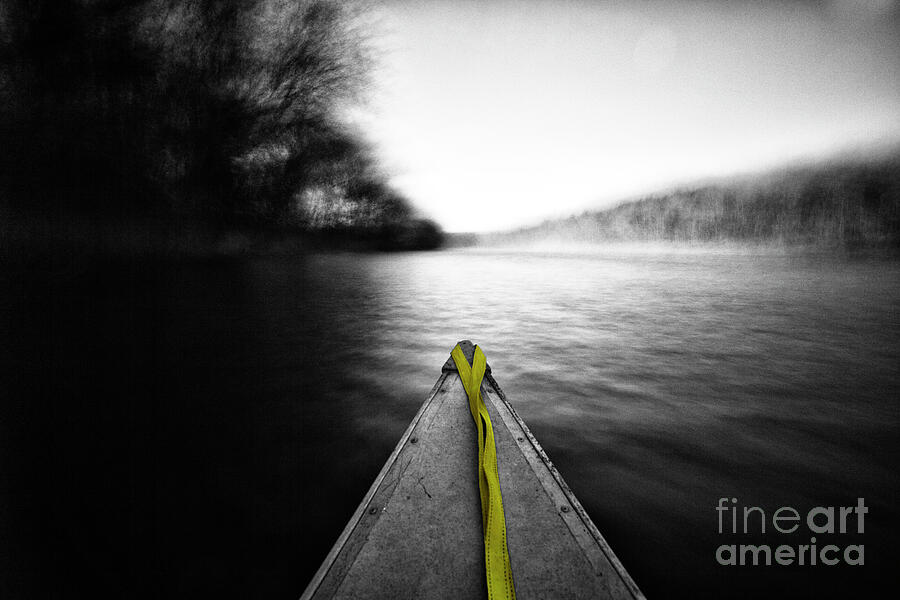 Boat Photograph - Canoeing  by Renata Natale
