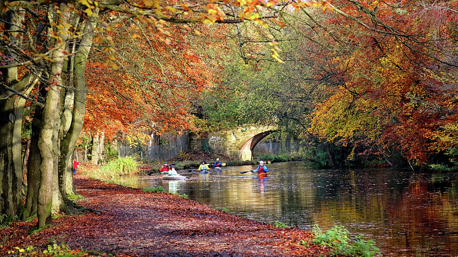 Canoeing  Photograph by Shirley Mitchell