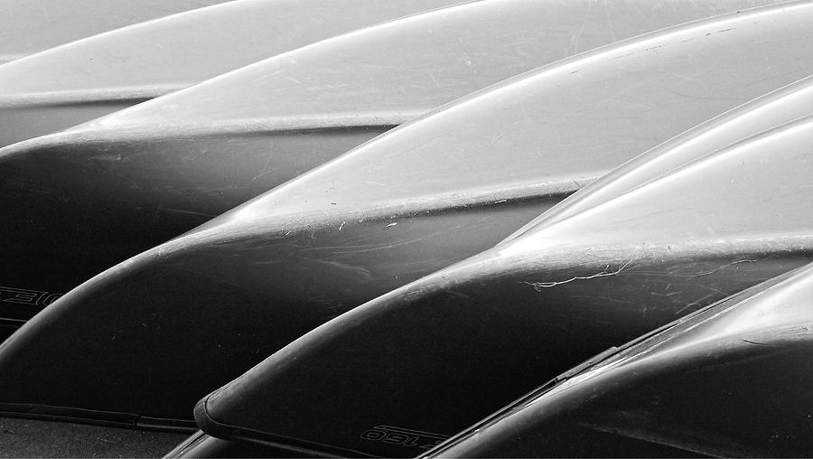Canoes. Lake Wingra, Madison, Wisconsin #2 Photograph by Steven Ralser