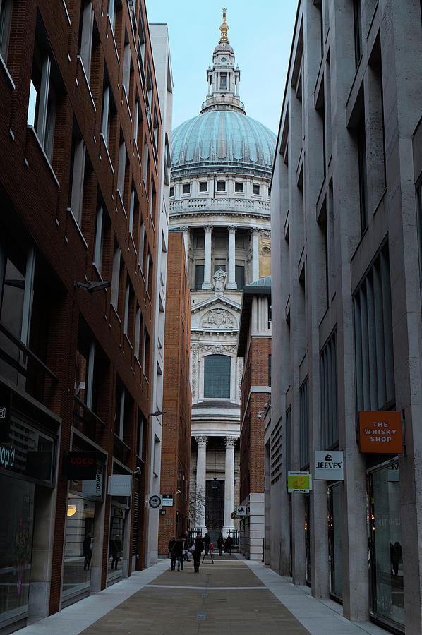 Canon Aly and St Pauls Cathedral in London Photograph by Angelo DeVal