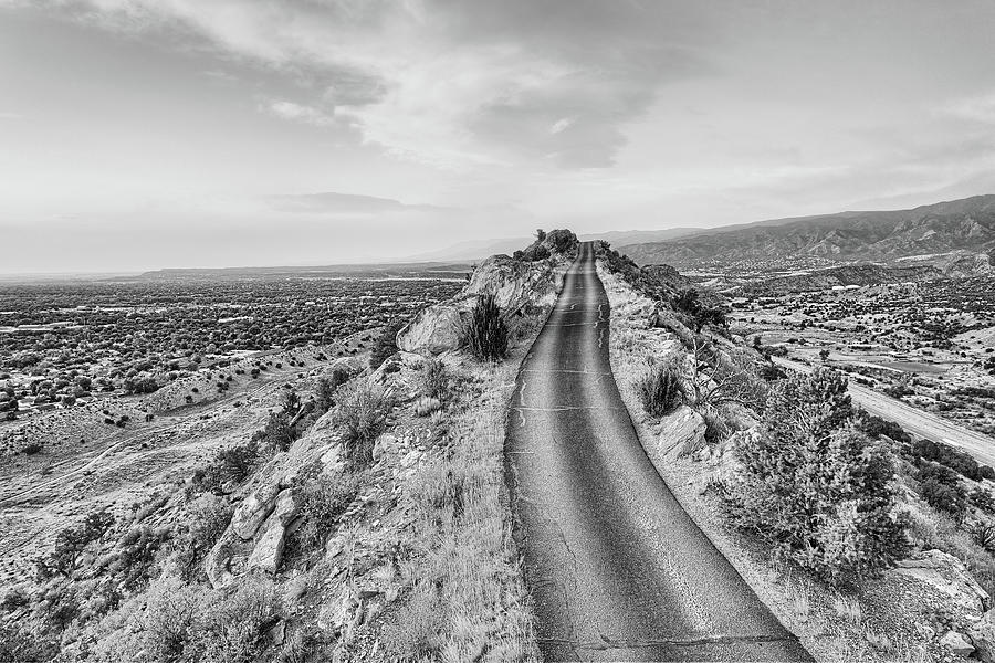 Canon City Skyline Drive Black and White Photograph by JC Findley
