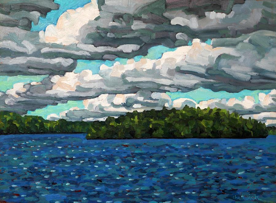 Impressionism Painting - Canonto Cold Advection Stratocumulus by Phil Chadwick