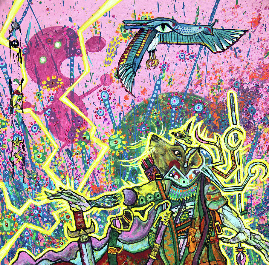 Rat Painting - Cant Catch the Rat by Jacob Wayne Bryner Rat Painting - Cant Catch the Rat by Jacob Wayne Bryner