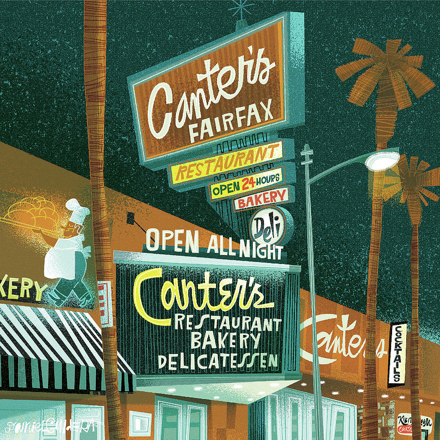 Los Angeles Digital Art - Canters by Daniel Guidera