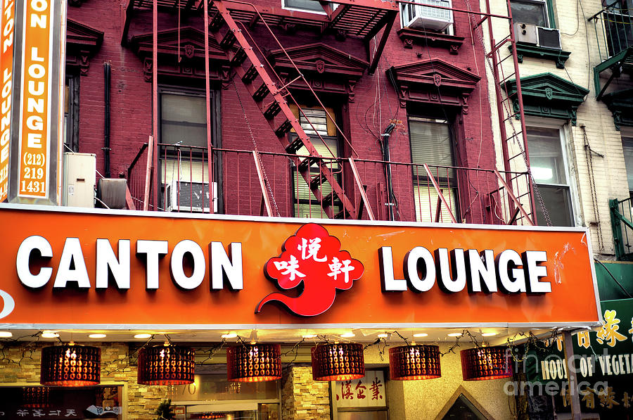 Canton Lounge Chinatown New York City Photograph by John Rizzuto