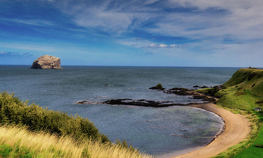 Canty Bay and the Bass Rock Photograph by Martyn Boyd