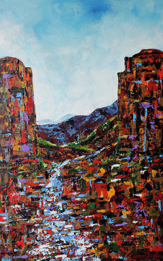 Canyon Creek #2 Painting by Lance Headlee