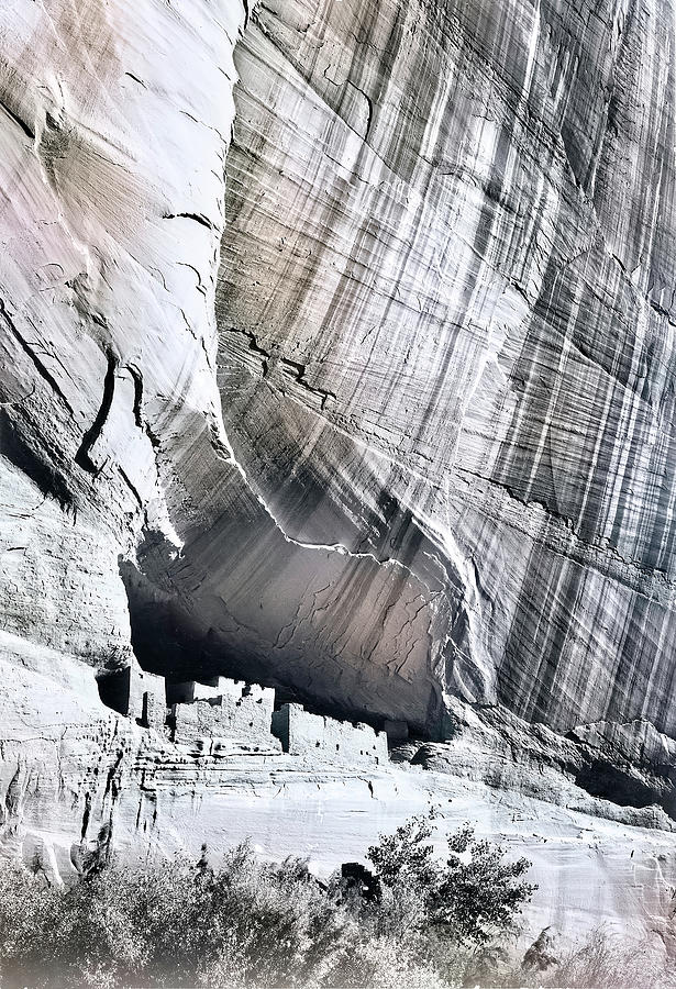 Mountain Digital Art - Canyon de Chelly Arizona by Ansel Adams