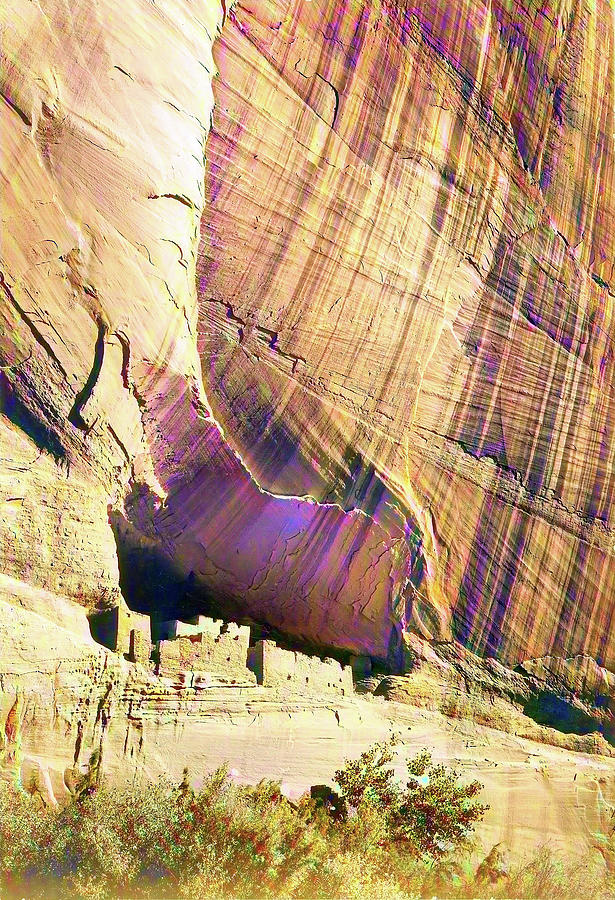 Canyon de Chelly Arizona Color Photograph by Ansel Adams