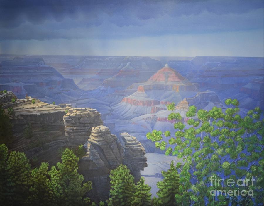 Canyon Dreams a Perfect Come True Painting by Jerry Bokowski