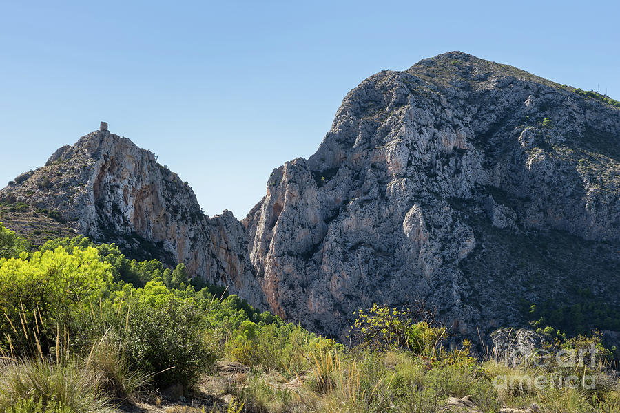 Canyon of Mascarat between Calpe and Altea Photograph by Adriana Mueller