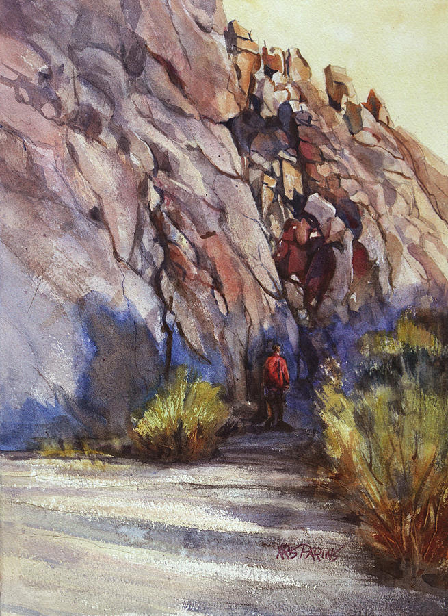 Canyon Shadows Painting by Kris Parins