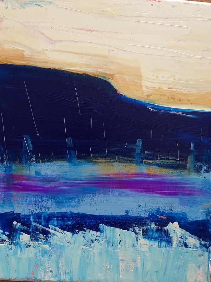 Abstract Painting - Canyon splash by MC Mintz