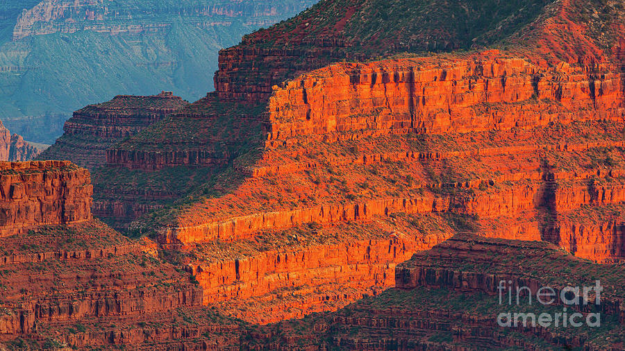 Canyon Walls, North Rim Grand Canyon Photograph by Henk Meijer Photography