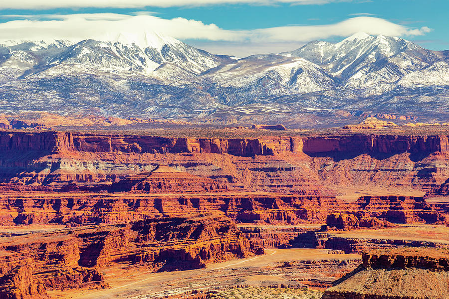 Canyonlands and La Sal Mountains Photograph by Marc Crumpler