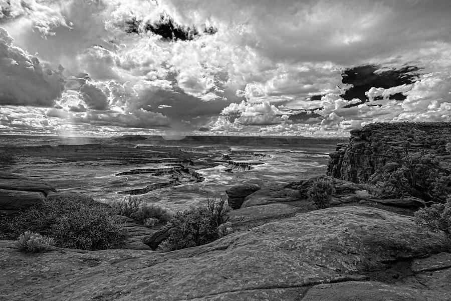 Canyonlands Counterpoint B/W Photograph by Angelo Marcialis