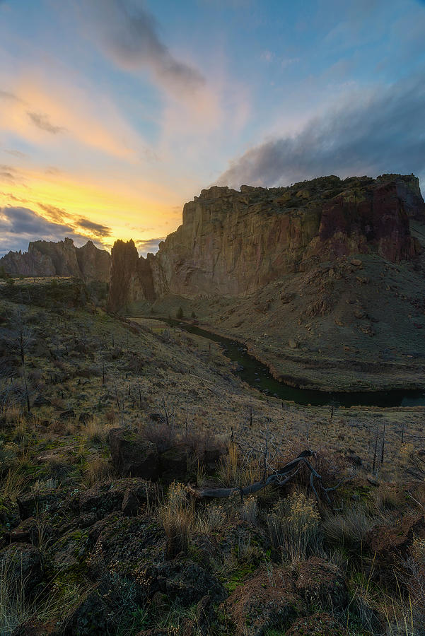 Desert Photograph - Canyons Falling Daylight by Ryan Manuel