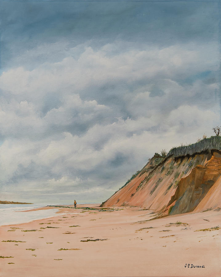Cape Cod Sand Dunes Painting by Jean-Pierre Ducondi