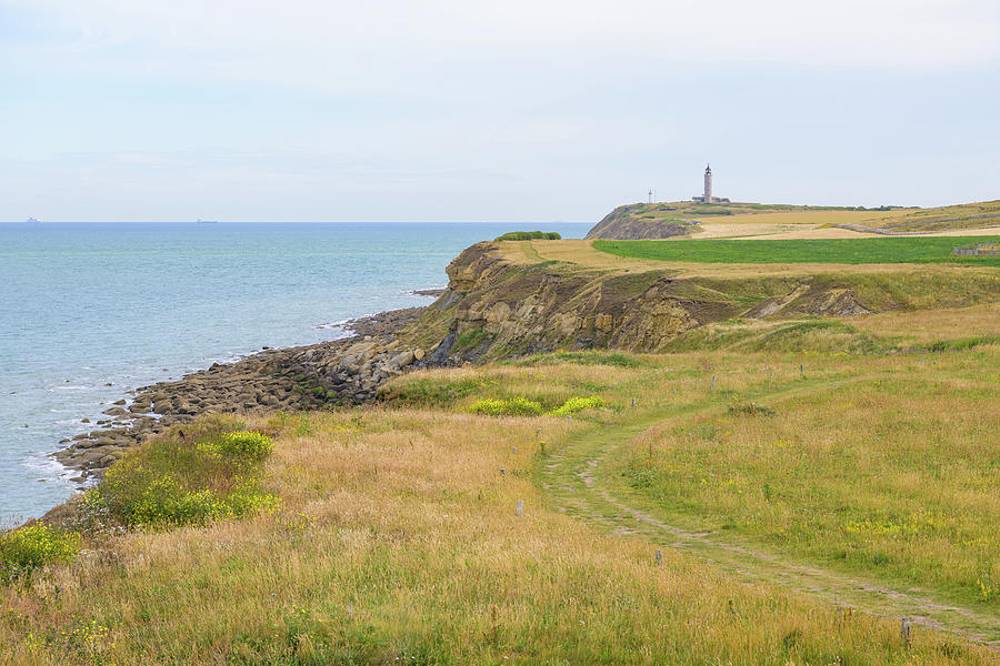 Cap Gris Nez On A Cloudy Day In Summer Photograph