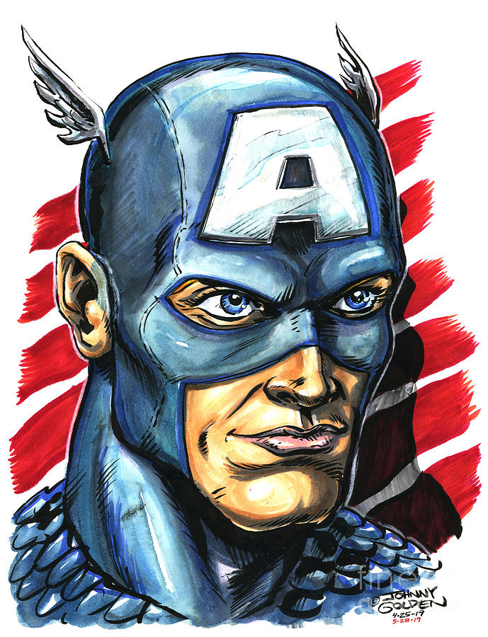 CAP Drawing by John Ashton Golden