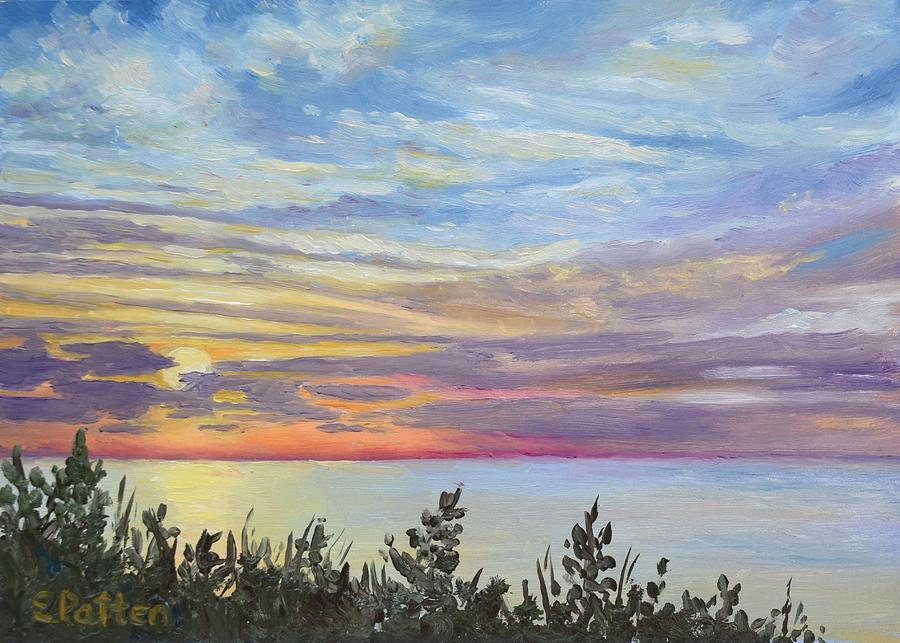 Cape Ann Painting - Cape Ann Sunrise by Eileen Patten Oliver