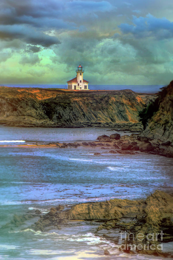 Cape Arago Lighthouse Photograph by Jill Battaglia