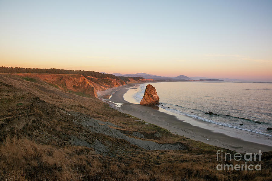 Cape Blanco Coast at Sunset Photograph by Scott Pellegrin