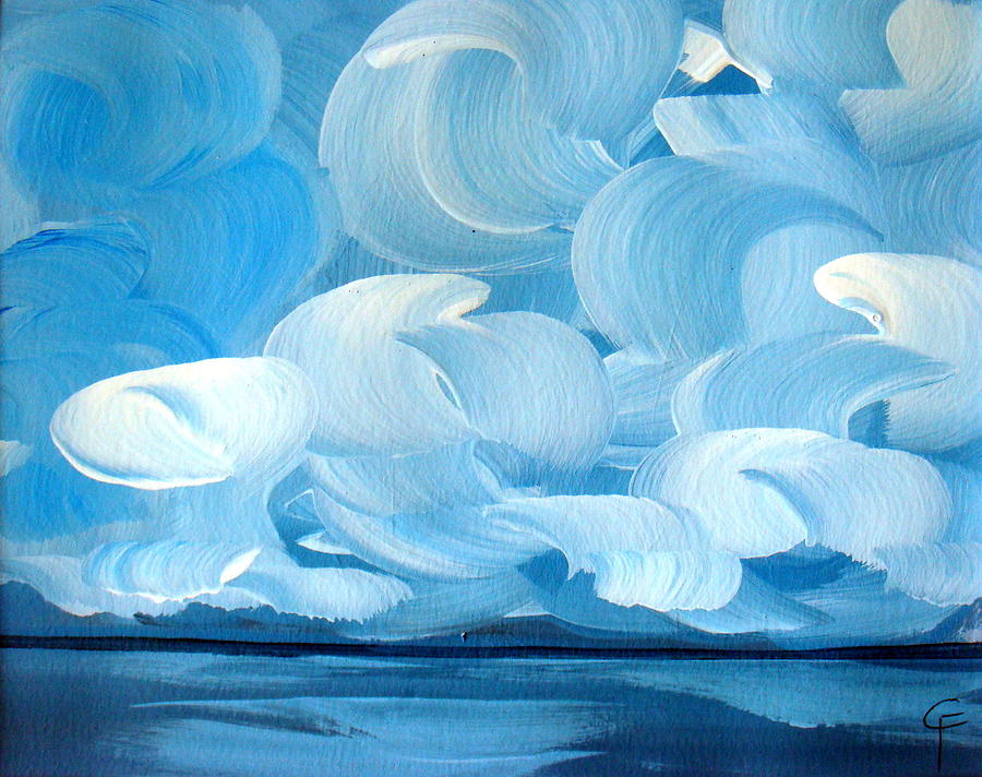 Cape Breton Skies  Painting by Celeste Friesen
