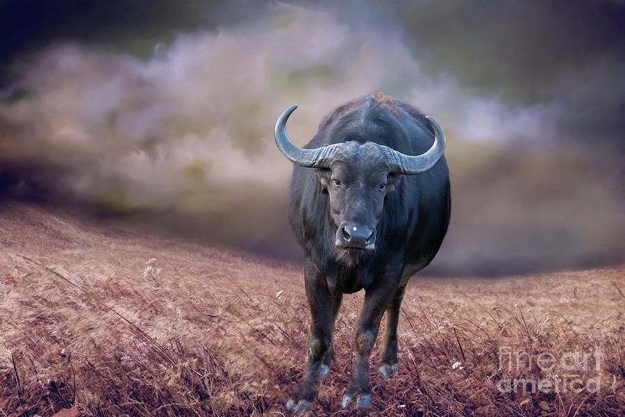 Wildlife Photograph - Cape Buffalo by Eva Lechner