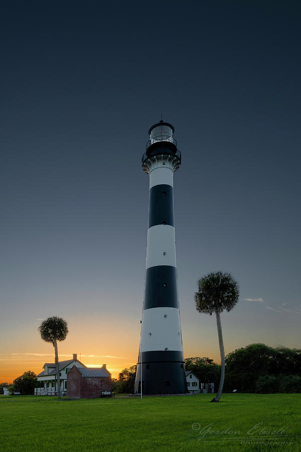 Cape Canaveral Light at Sunset Photograph by Gordon Elwell