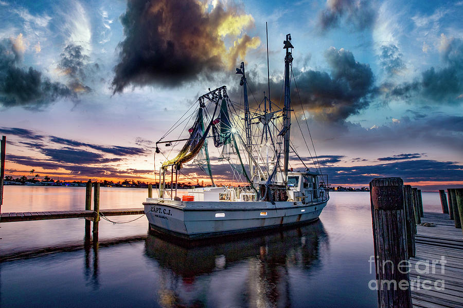 Miami Photograph - Cape CJ Shrimp Boat by Jon Neidert