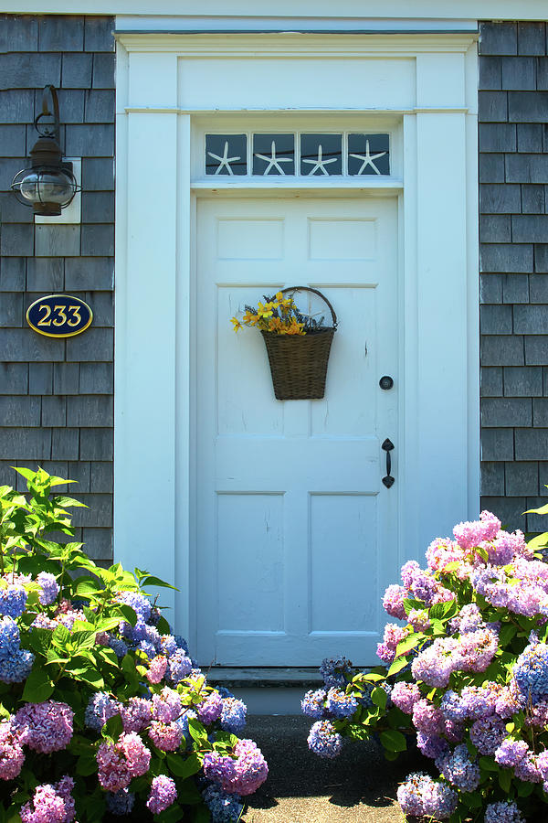 Cape Cod Front Door Photograph by Flinn Hackett