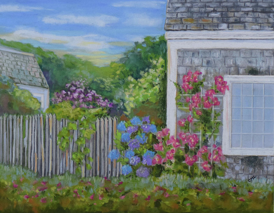 Cape Cod Garden Painting by Christine Lockwood - Fine Art America